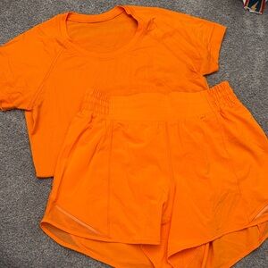 Lululemon Athletica Orange Set